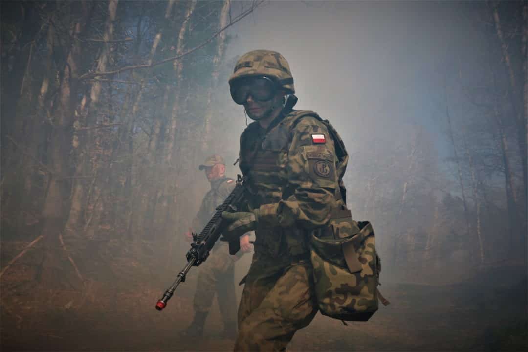 Łotewski Attaché z wizytą u 4. Warmińsko-Mazurskiej Brygady OT wojsko Wiadomości, Olsztyn