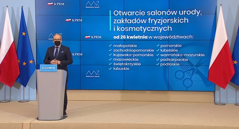 Minister Zdrowia o planie otwarcia branż m.in. hotelarskiej i gastronomicznej
