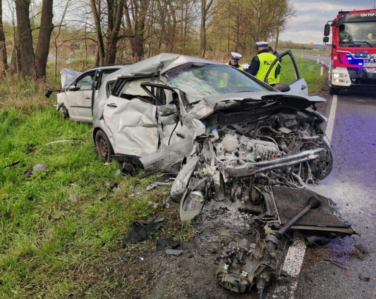 Sześć osób rannych w wypadku dwóch samochodów osobowych