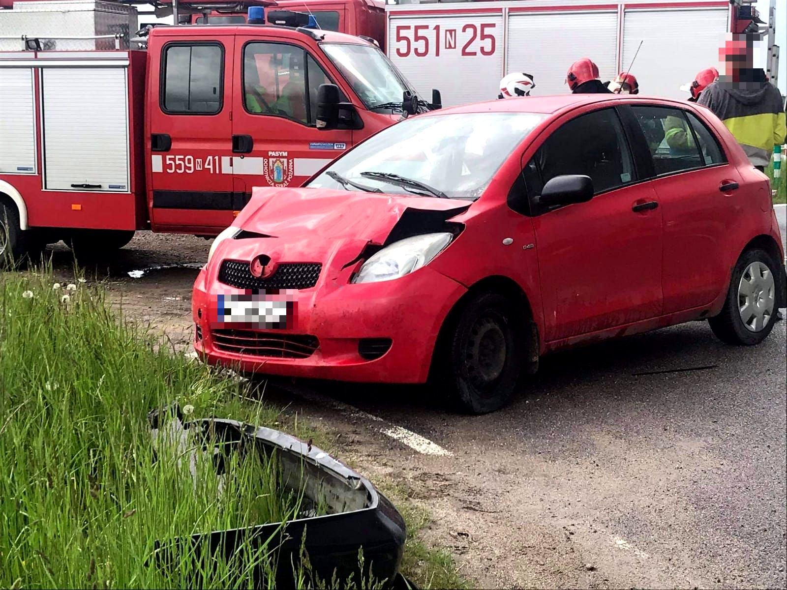 Kolizja w centrum Pasymia wypadek Wiadomości, Szczytno