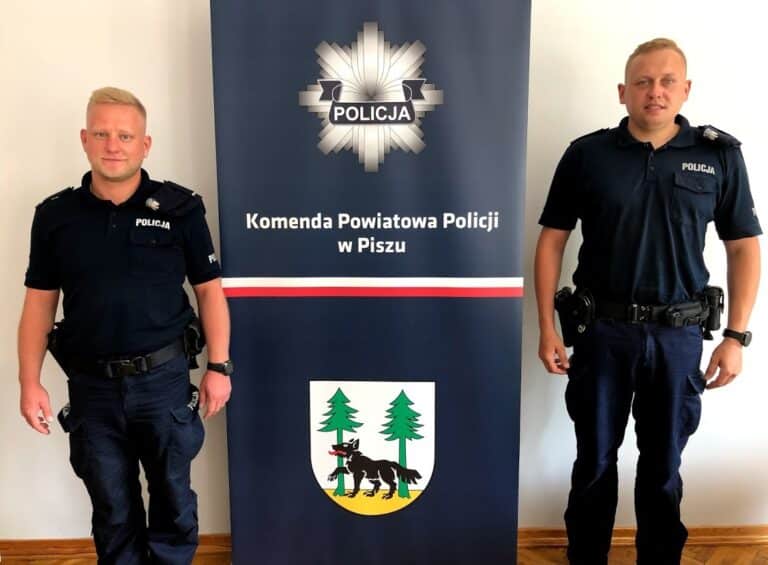 Policjanci pomogli 86-letniemu turyście. Otrzymali wyróżnienie