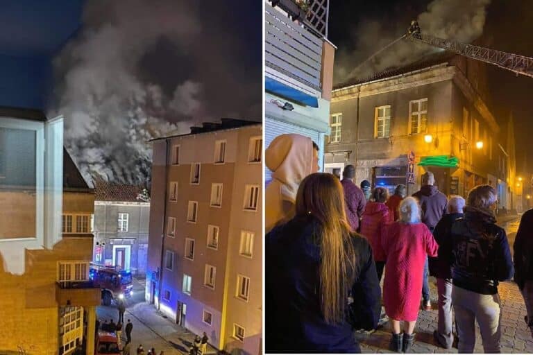 Bohaterska postawa żołnierza obrony terytorialnej. Uratował babcię z palącego się budynku