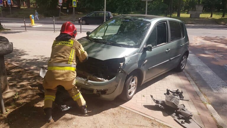 72-latka doprowadziła do kolizji