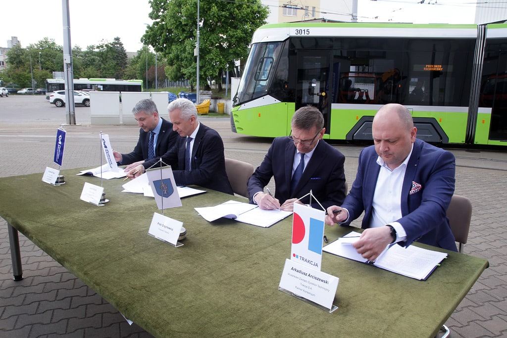 Podpisano umowę ws. budowy nowej trakcji tramwajowej tramwaje Olsztyn, Wiadomości, zShowcase