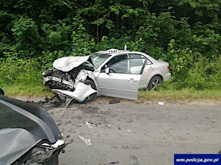 Zginął 55-letni kierowca taksówki