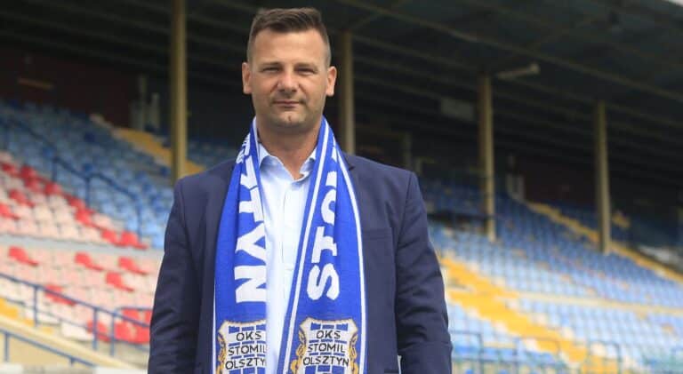 Nowy trener poprowadzi piłkarzy pierwszej ligi Stomilu Olsztyn