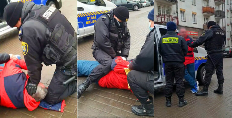 Dwoje strażników miejskich oskarżonych po nagraniu interwencji