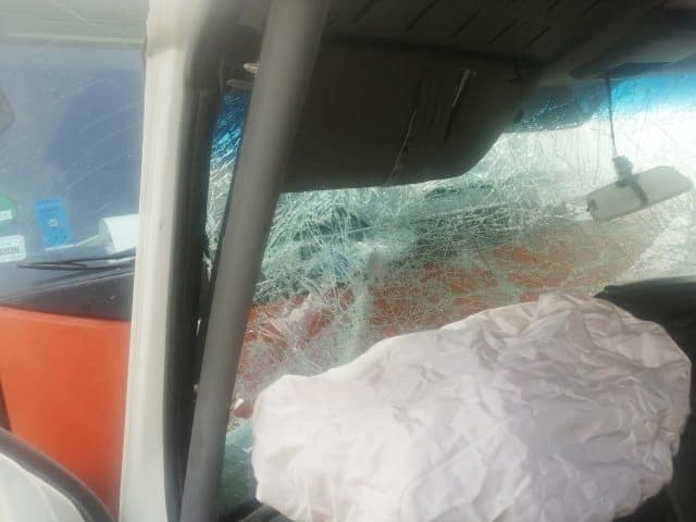 Śmiertelny wypadek na drodze krajowej. Bus zderzył się z tirem wypadek Wiadomości, Szczytno