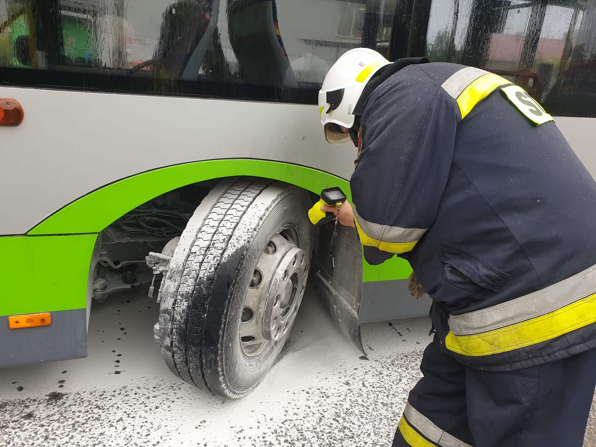 Autobus miejski zapalił się w trakcie jazdy Dywity Wiadomości, Olsztyn