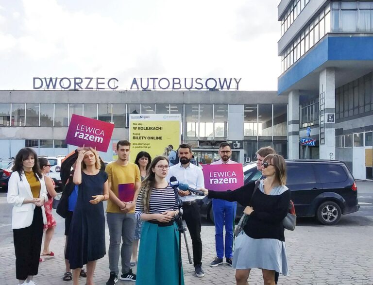 Lewica Razem walczy o dworzec w Olsztynie