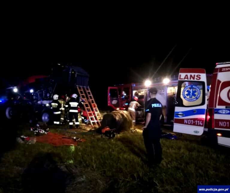 Przerażająca śmierć. Mężczyznę wciągnęła maszyna