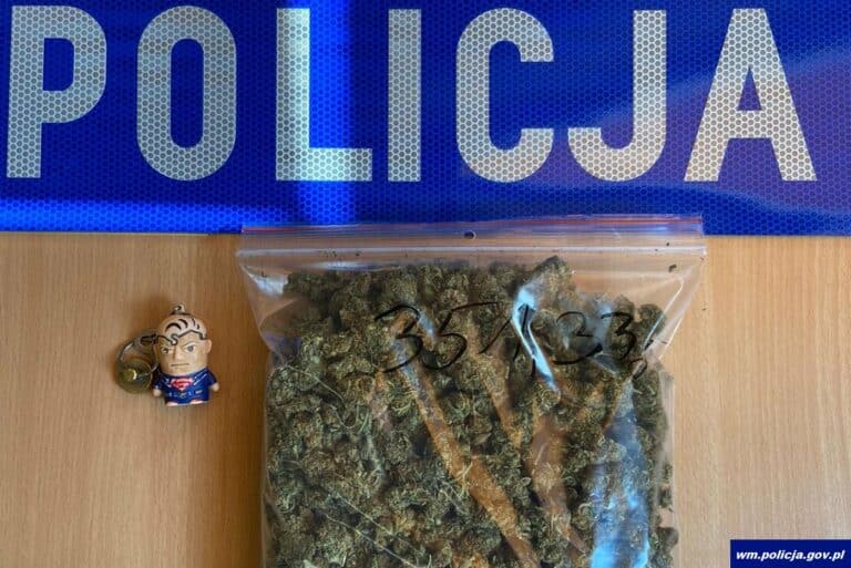 Przed podr&oacute;żą &bdquo;zjarał&rdquo; tyle trawki, że policjanci patrolujący dworzec to wyczuli