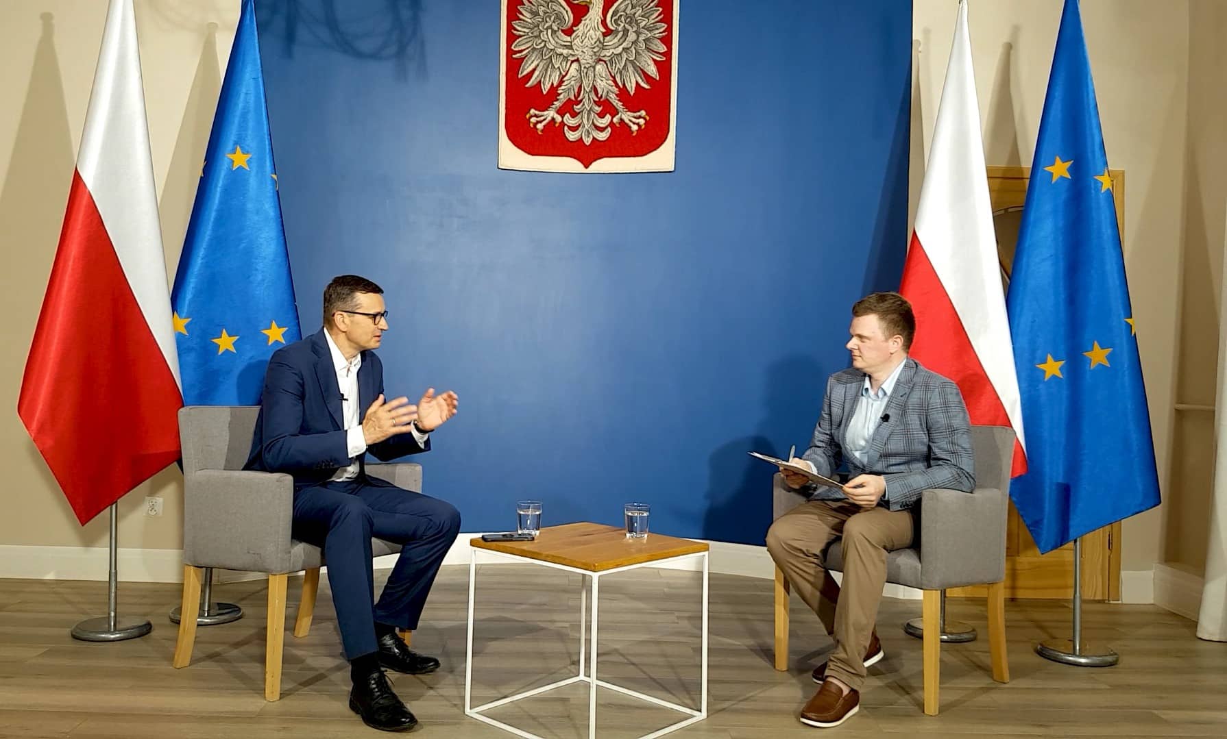 Wywiad z premierem Mateuszem Morawieckim polityka Wiadomości, Wideo