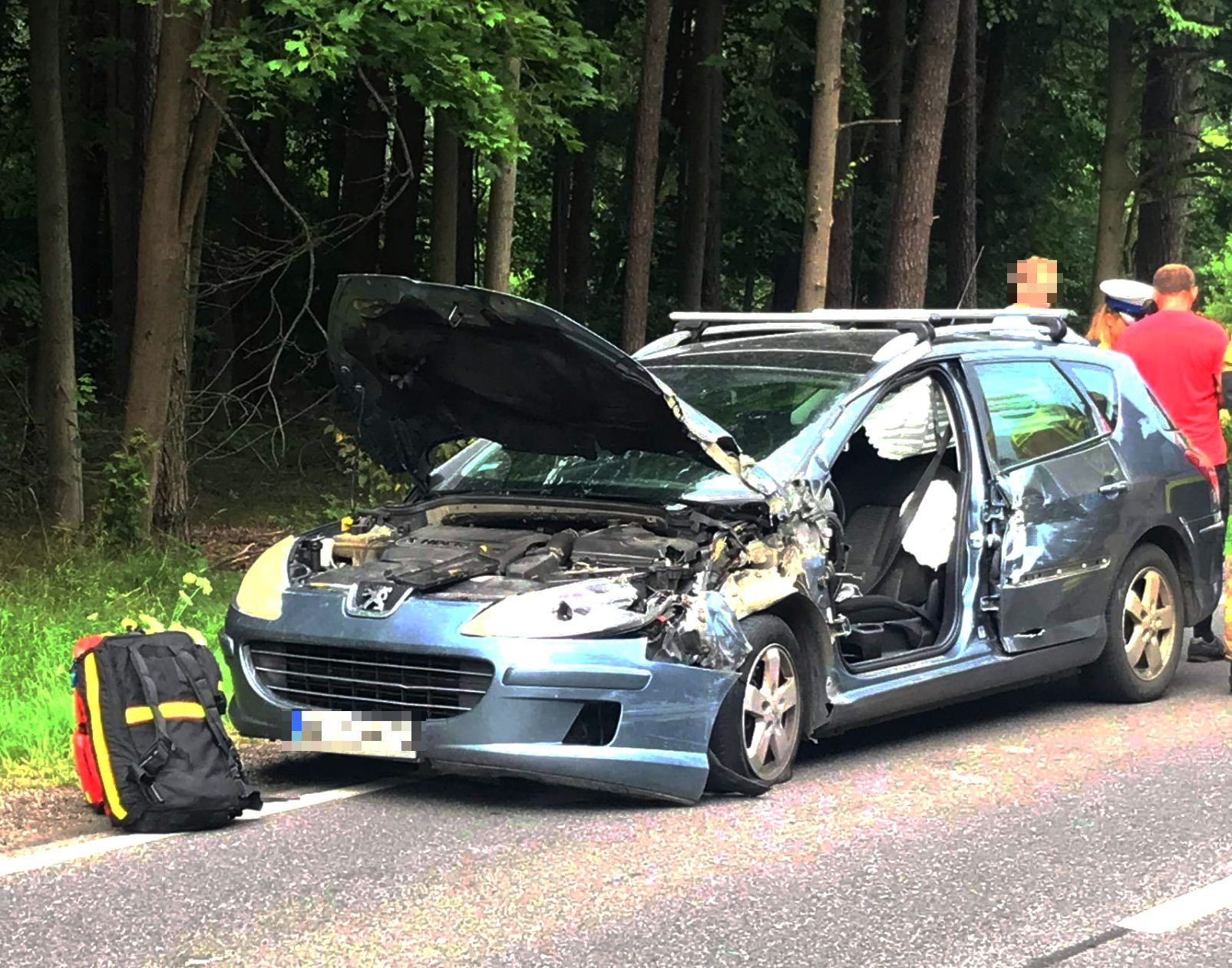 Zderzenie Peugeota z ciężarówką wypadek Olsztyn, Wiadomości