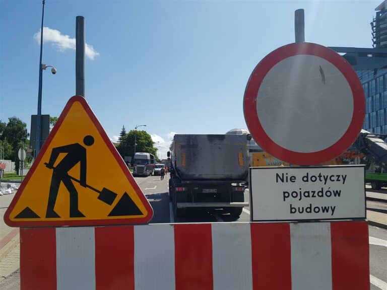 W nocy zamknięcie kolejnego odcinka ul. Piłsudskiego