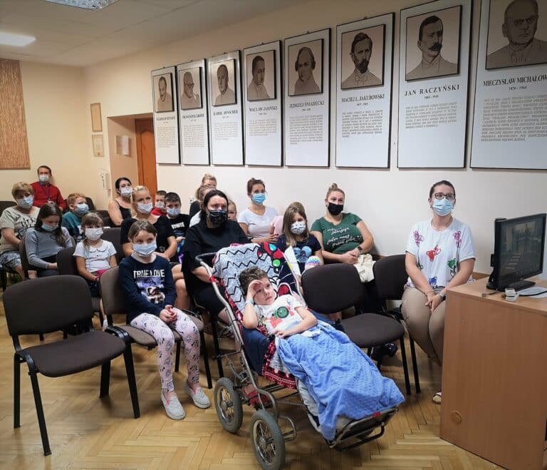 Pierwsza taka lekcja online dla pacjent&oacute;w szpitala dziecięcego w Olsztynie