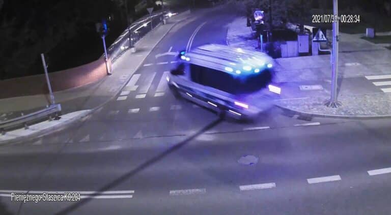 Nocny pościg ulicami Olsztyna. Uciekającemu grozi 5 lat odsiadki