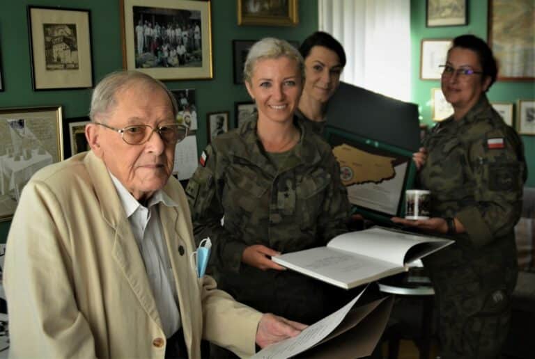 Terytorialsi odwiedzili prof. Czarneckiego ps. &bdquo;Kadet&rdquo;. Jego historia w 3. Wileńskiej Brygadzie &bdquo;Szczerbca&rdquo;