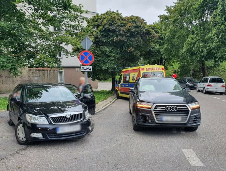 58-latka nie ustąpiła pierwszeństwa. Kolizja w Olsztynie