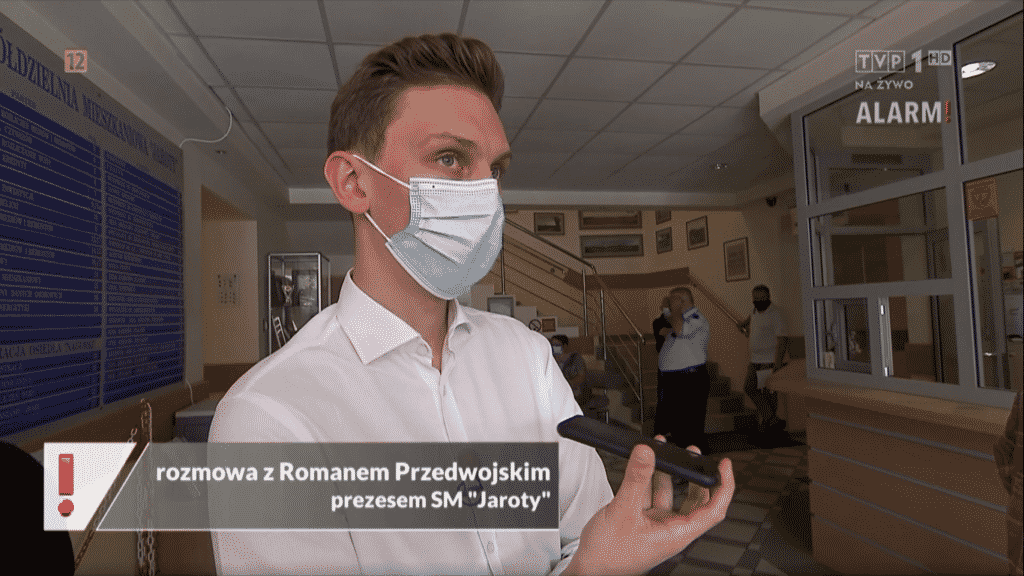 ALARM TVP: SM „Jaroty” zatrudnia 120 pracowników, a na ich wypłaty przeznaczono 12 milionów złotych protest Wiadomości, Olsztyn