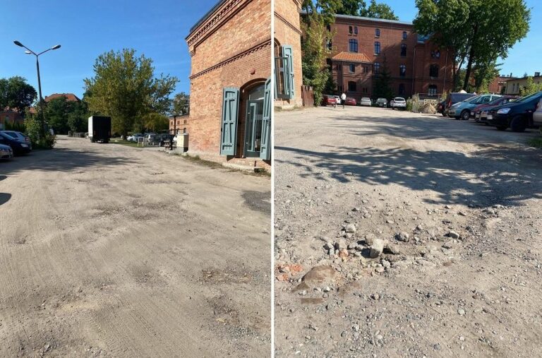 Jedna z dr&oacute;g w Olsztynie jest w opłakanym stanie. Co na to ZDZiT?