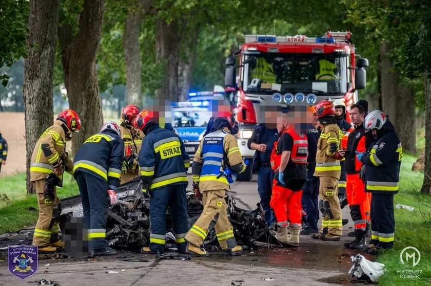 Dwóch znanych przedsiębiorców z Mazur zginęło w wypadku Porsche wypadek Olsztyn, Wiadomości