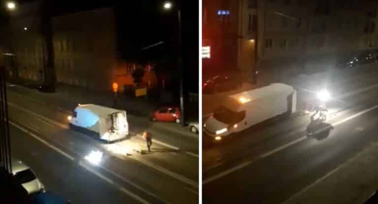 Drogowcy wyprowadzili z równowagi mieszkańców. O pierwszej w nocy szlifowali tory, tłukli młotami i spawali