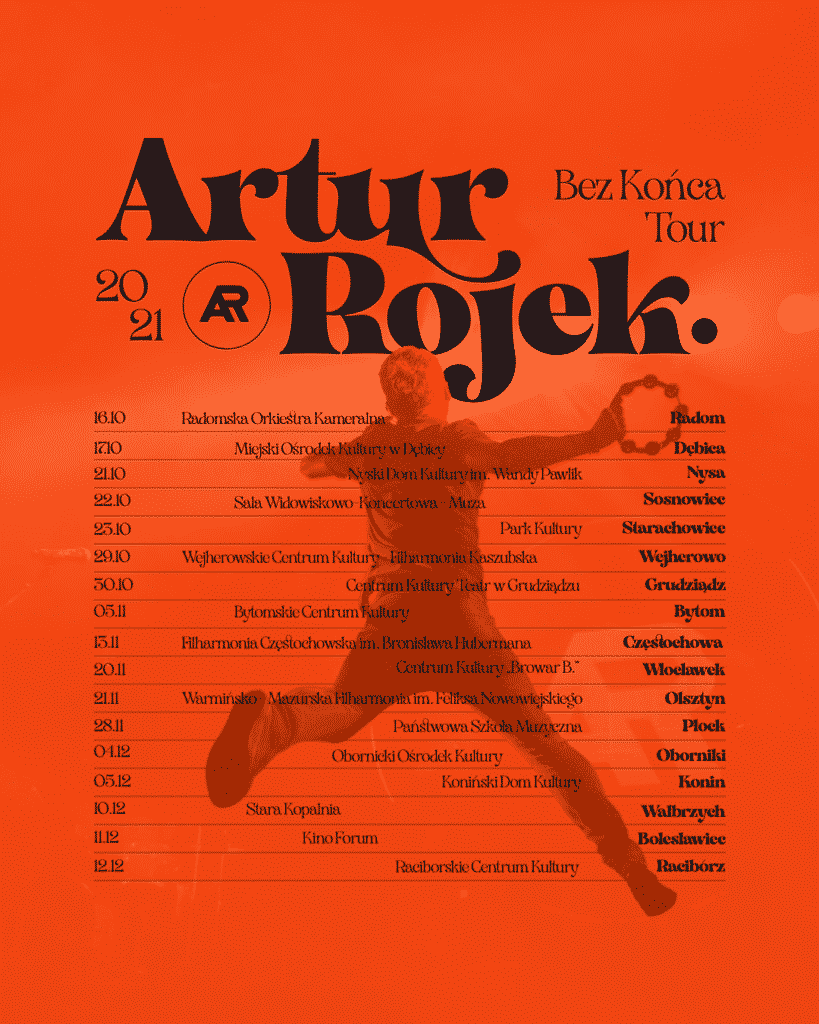 Artur Rojek rusza z nową trasą koncertową. Pojawi się również w Olsztynie koncert Wiadomości, Olsztyn