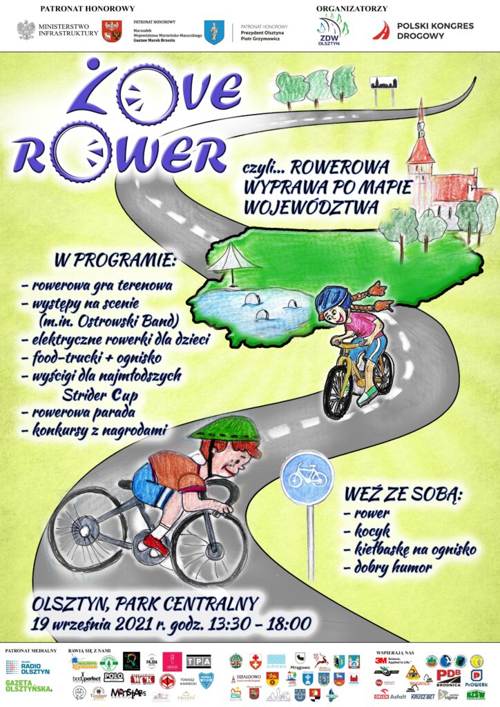 Już niedługo odbędzie się Rowerowy Piknik Rodzinny. Mieszkańcy Olsztyna będą mogli przemierzyć całe województwo rower rower