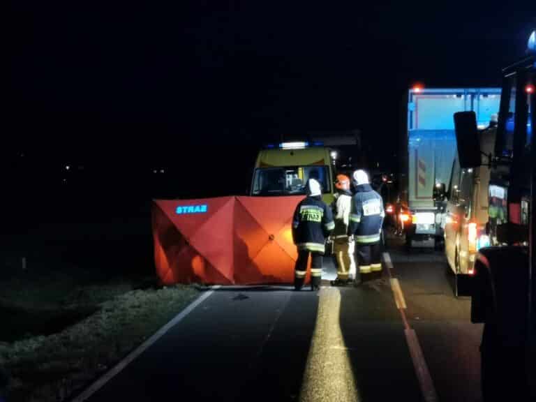 Policja szuka świadków piątkowej, tragicznej szarpaniny na DK 16 koło Laseczna