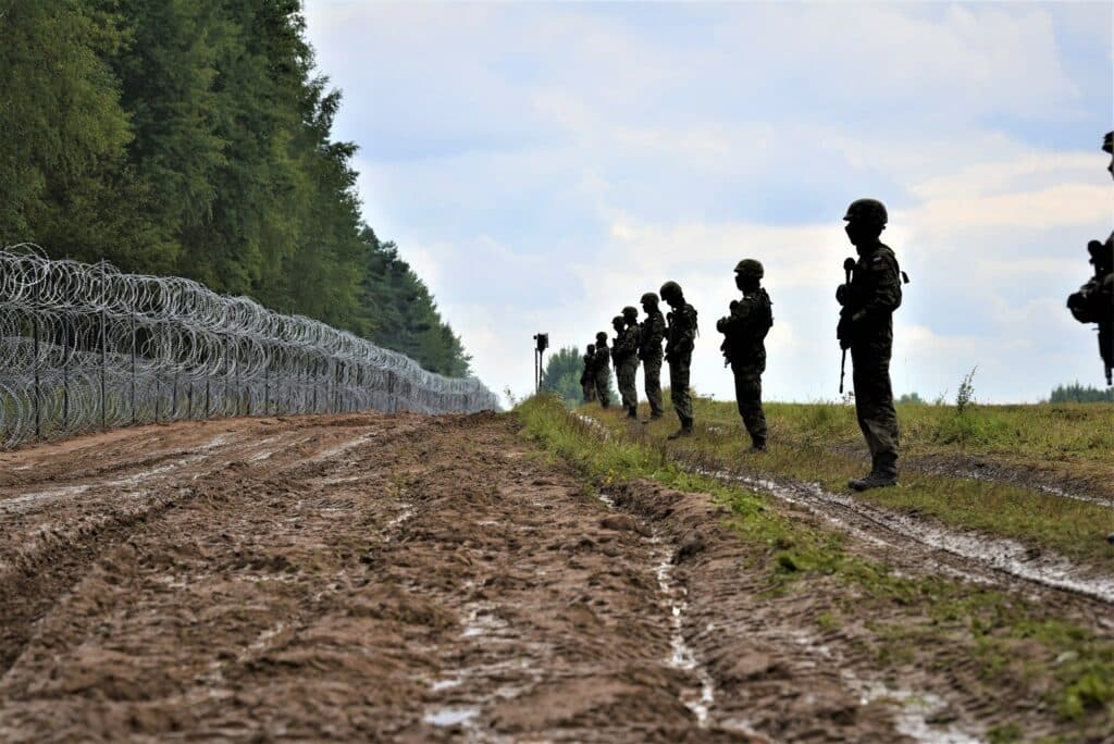 Codzienna służba olsztyńskich żołnierzy na granicy polsko-białoruskiej wojsko Wiadomości, Olsztyn