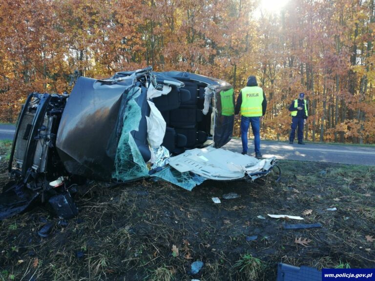 Na prostym odcinku drogi uderzyła w przydrożne drzewo