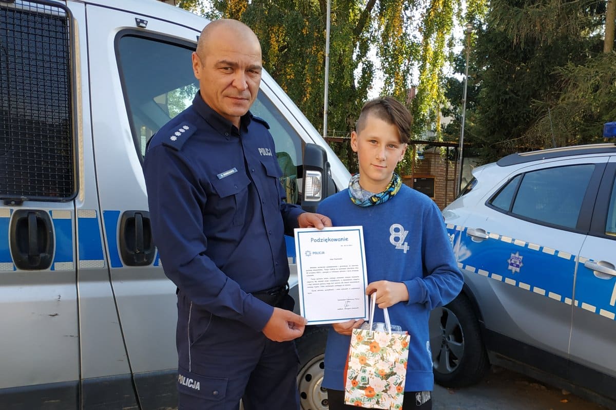 Co za postawa! 12-letni Alan pomógł mężczyźnie mimo, iż ten był agresywny pomoc Olsztyn, Wiadomości