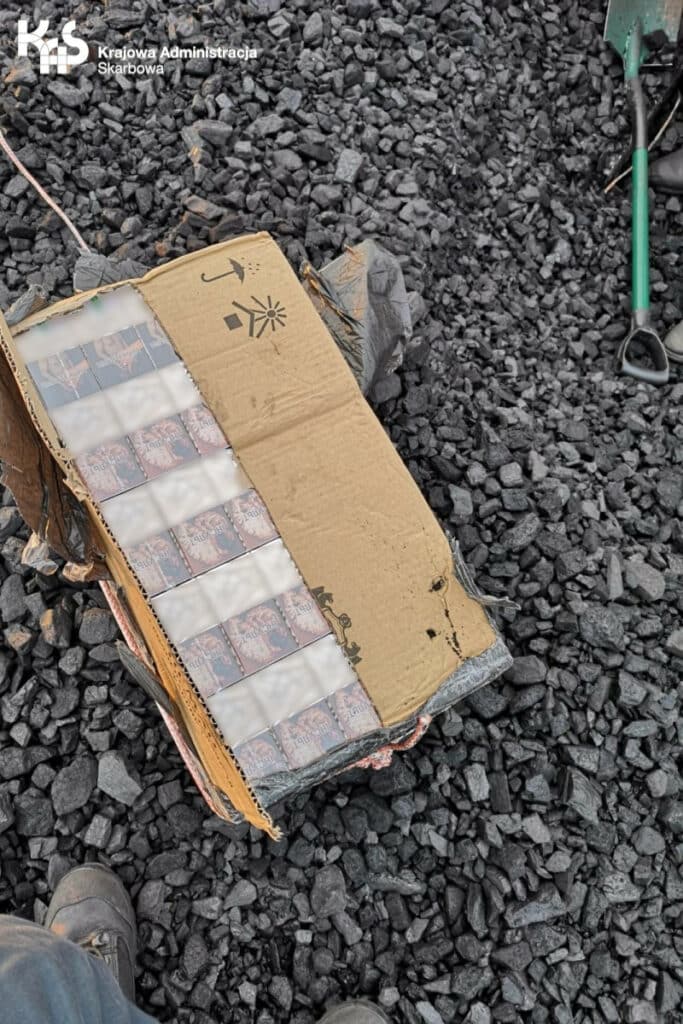 Nielegalne papierosy w ładunku rosyjskiego węgla przemyt Wiadomości, Braniewo