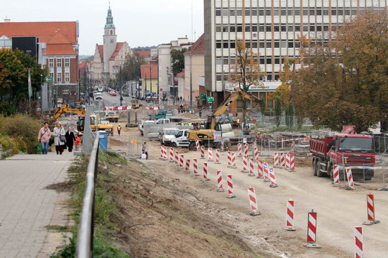 Częściowe zamkniecie skrzyżowania ul. Kościuszki z al. Piłsudskiego
