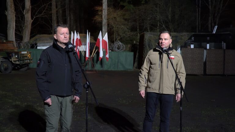 Prezydent Polski i Minister Obrony Narodowej w Olsztynie