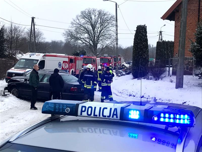 23-letni kierowca pojazdu marki BMW sprawcą kolizji wypadek Szczytno, Wiadomości