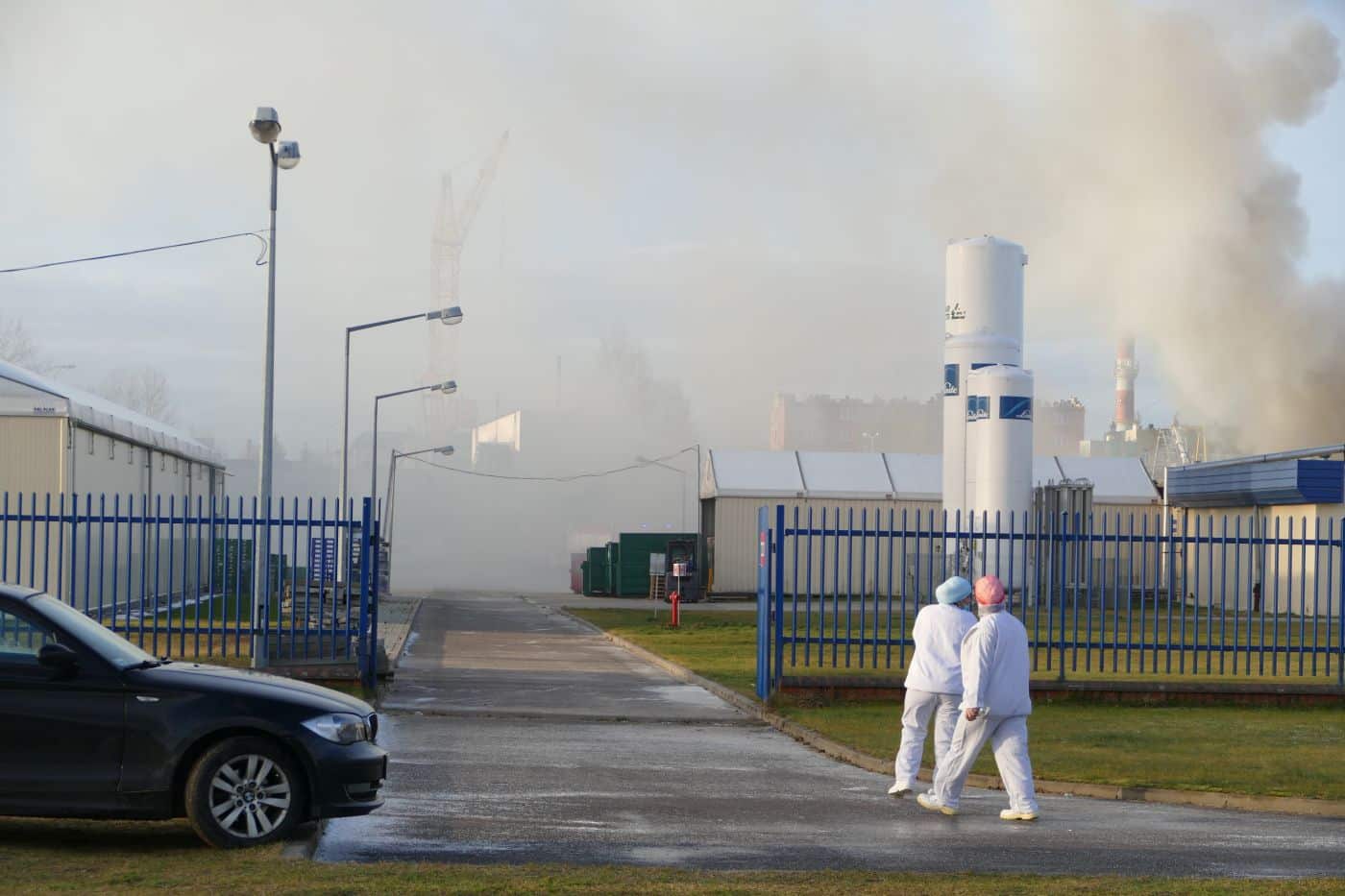 Pożar w wielkim magazynie produkcyjnym pożar Olsztyn, Wiadomości