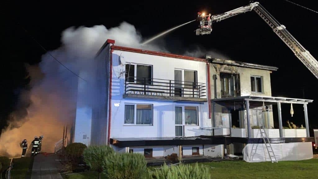 Pożar budynku mieszkalnego pożar Olsztyn, Wiadomości