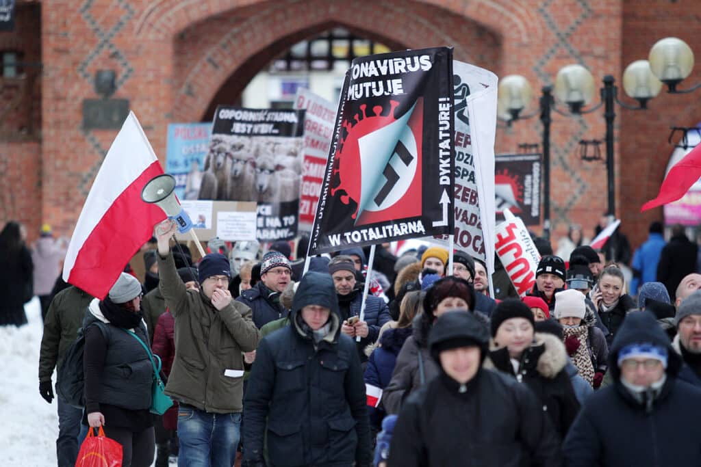 Setki osób protestowało w centrum Olsztyna. Tak licznej manifestacji jeszcze nie było protest Olsztyn, Wiadomości