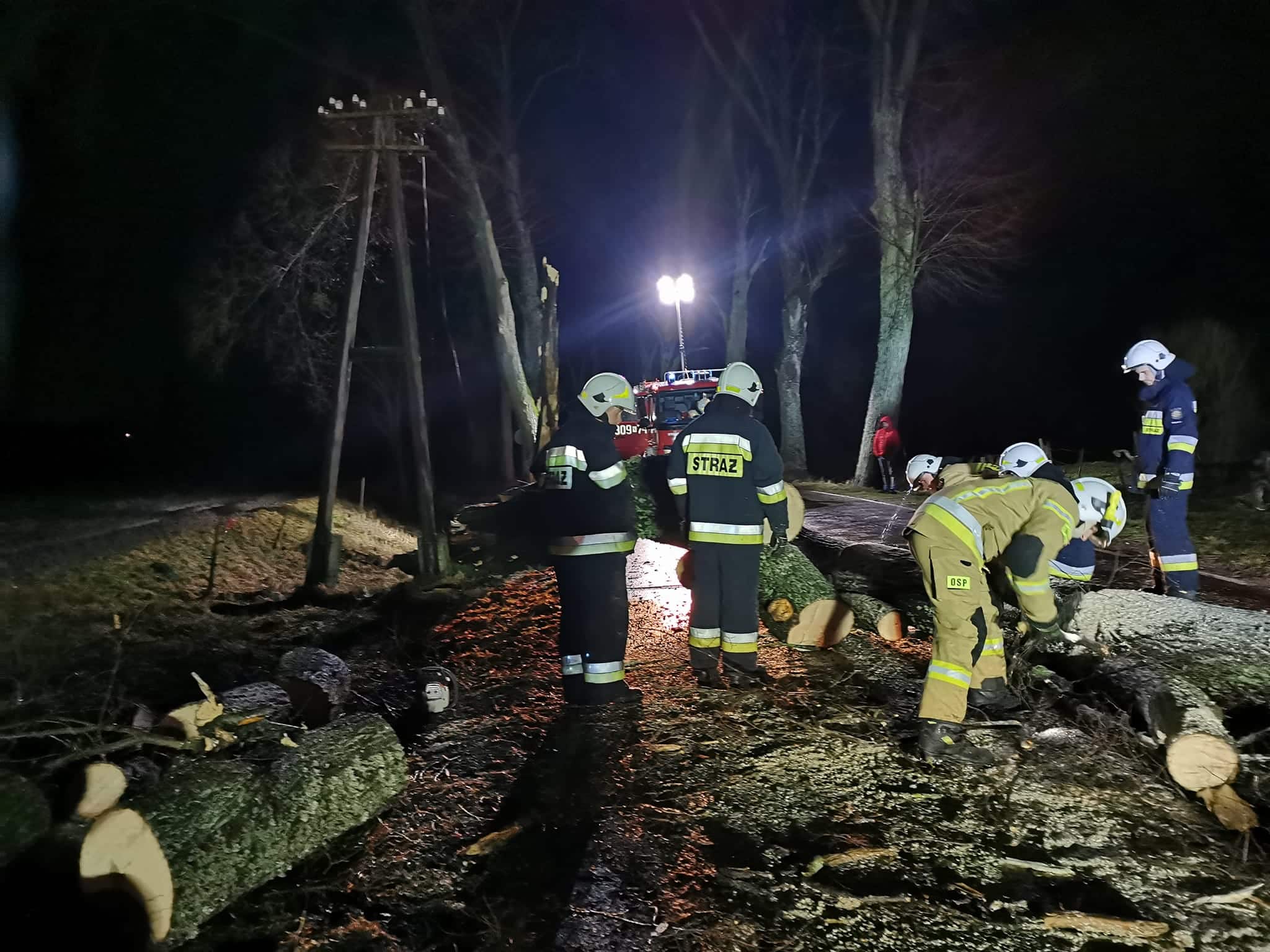 Warmińsko-mazurskie. Przez silny wiatr 140 interwencji strażaków pogoda Olsztyn, Wiadomości, zShowcase