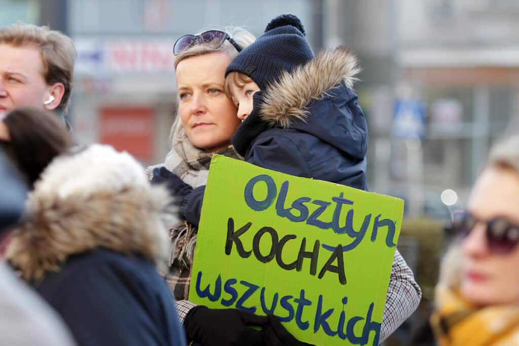 Czy Prezydent Grzymowicz nie chce pomagać niepełnosprawnym dzieciom? protest Olsztyn, Wiadomości