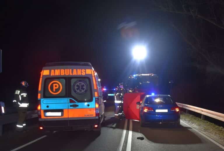 Najechał autem na leżącego na jezdni. Mężczyzna zmarł
