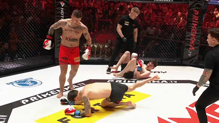 Dwóch na jednego. Gwiazdor z Olsztyna pokonał przeciwników w tej samej walce