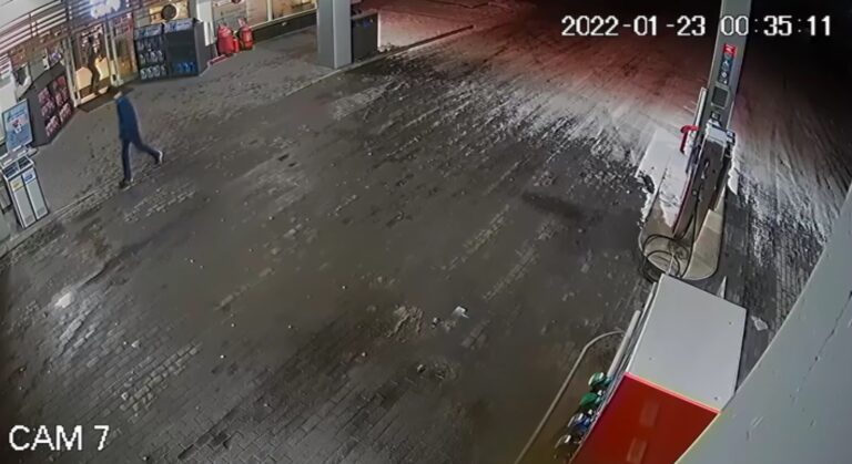 Napad na stację Orlen. Jest nagranie z kamer