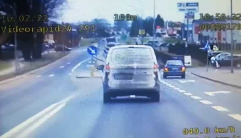 Nie przepuścił dziewczynki na pasach. Za nim jechał radiowóz grupy SPEED