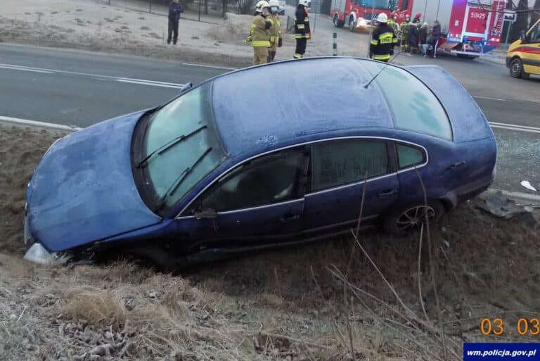 Kierujący VW passatem nie ustąpił pierwszeństwa przejazdu kierującej fiatem