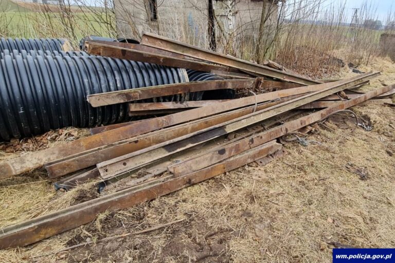 Ukradziono 116 metrów torów zabytkowej wąskotorówki