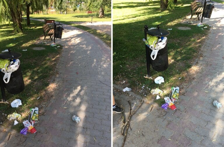 Olsztynianie sprzątają Park Kusocińskiego