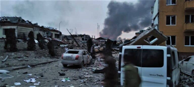 Rosyjski atak rakietowy tuż przy polskiej granicy!